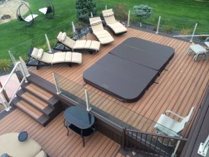 Composite Deck around Hot Tub spa