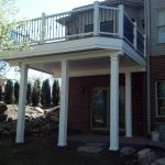 Finished Under Deck With Cellular PVC Post Wraps And Dry Space!