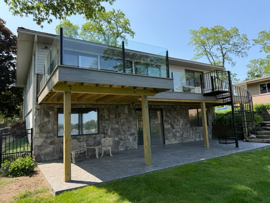 Wolf Serenity deck by Michigan's Best Deck Builders